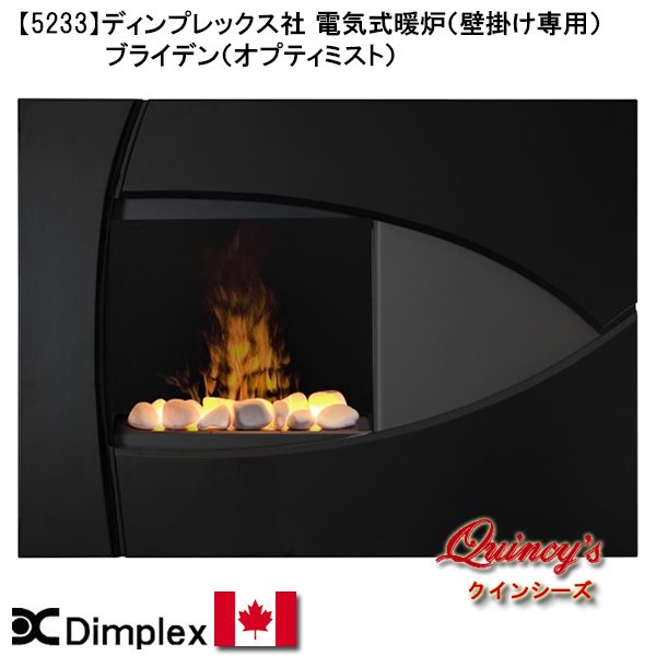 画像1: 【5233】 ディンプレックス社(オプティミスト）電気式暖炉（壁掛け専用）ブライデン　マントルピース (1)